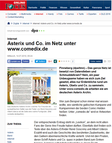 Comedix in Focus