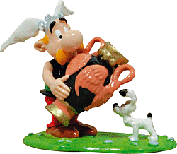 Asterix mit Vase