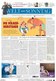 Asterix in Welt am Sonntag
