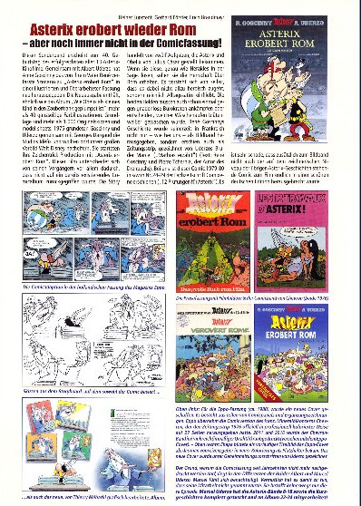 &quot;Asterix erobert wieder Rom&quot;