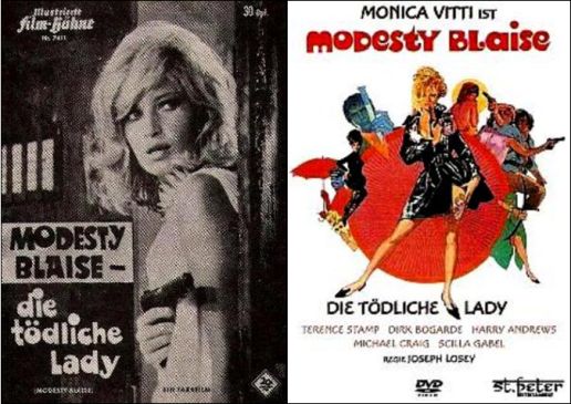 MODESTY BLAISE - Die tödliche Lady (1966), Filmprogramm (dt.) und DVD (dt.).jpg