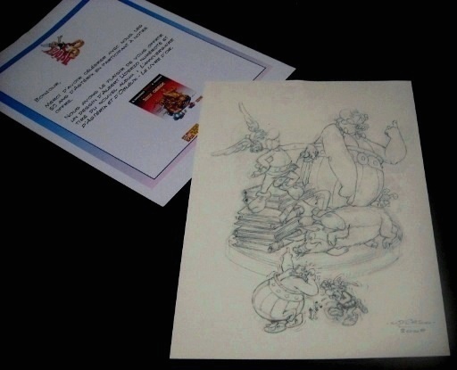Crayonné ''L'anniversaire d'astérix et Obélix'' offert par Hachette (a).jpg