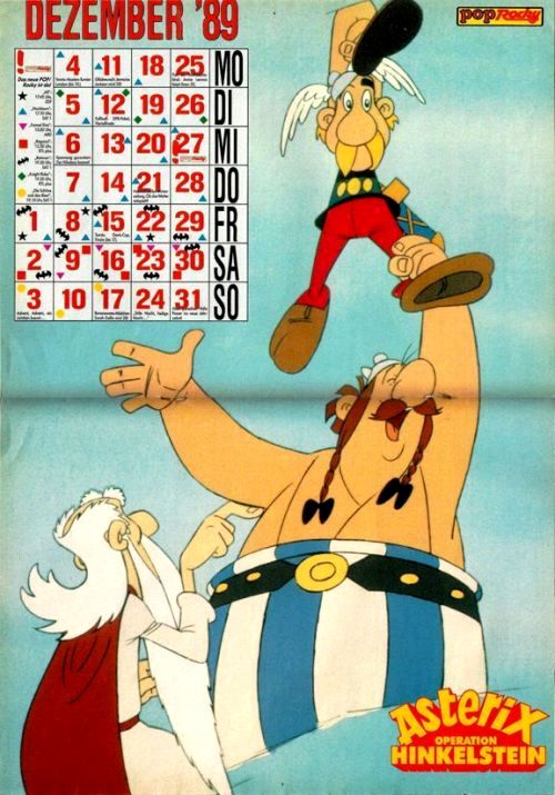 Kalenderposter für Dez. '89 - ''Operation Hinkelstein'' (Heftmitte v. PopRocky 25-1989).jpg