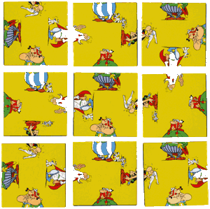Karten Asterix-Knobelei