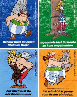 Sticker - sags mit Asterix