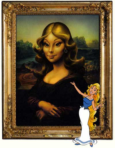 Falbala als Mona Lisa
