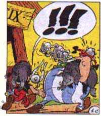 Asterix' Fuß