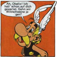 Helmflügel von Asterix