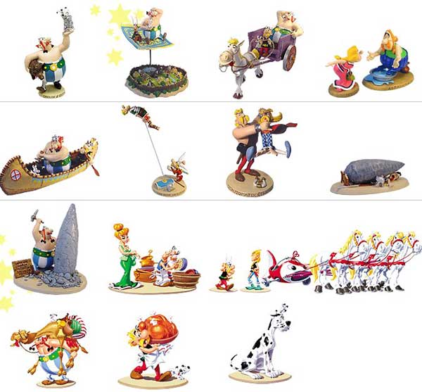 Asterix und seine Welt PLASTOY Figuren 