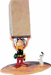 Pixi Asterix mit Felsblock