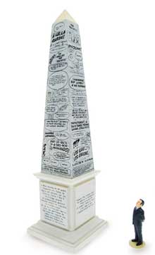 Obelisk mit Goscinny