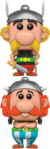 Asterix-Wackelkopffiguren