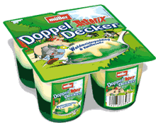 Müllermilch Doppeldecker