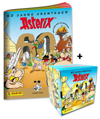 Sammelsticker 50 verschiedene Sticker Panini 60 Jahre Asterix