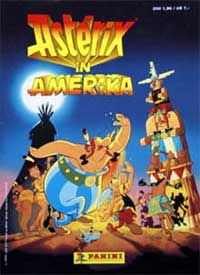 Sammelalbum Panini Asterix in Amerika
