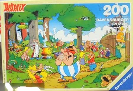 Puzzles - ASTERIX. PUZZLE DE 200 PIÈCES. ASTERIX ET LES PIRATES. EDITION  ALLEMANDE. 1988 LES ED. ALBERT RENE / GOSCINNY - UDERZO.