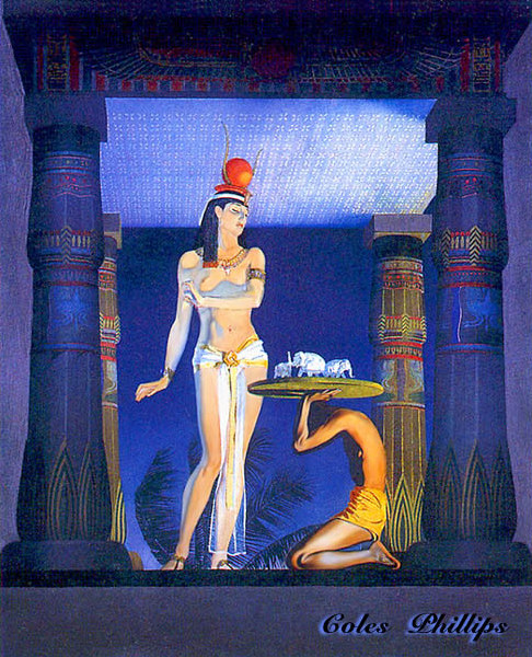 Cleopatra -  illustr. art by Coles Phillips (1880-1927).jpg