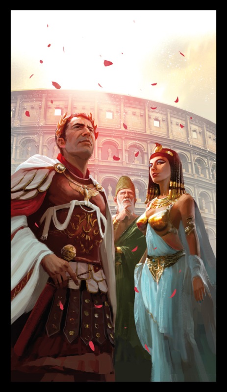 'Caesar and Cleopatra' by Miguel Coimbra.jpg